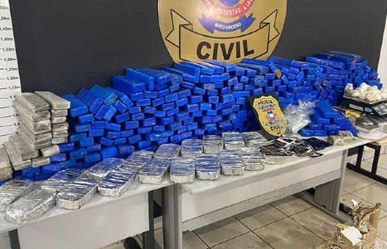 Polícia Civil apreende mais de 350 tabletes de entorpecentes de facção criminosa