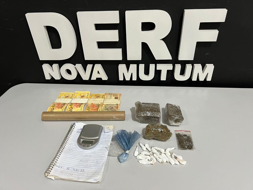 Polícia Civil prende integrantes de facção e fecha ponto de venda de drogas em Nova Mutum