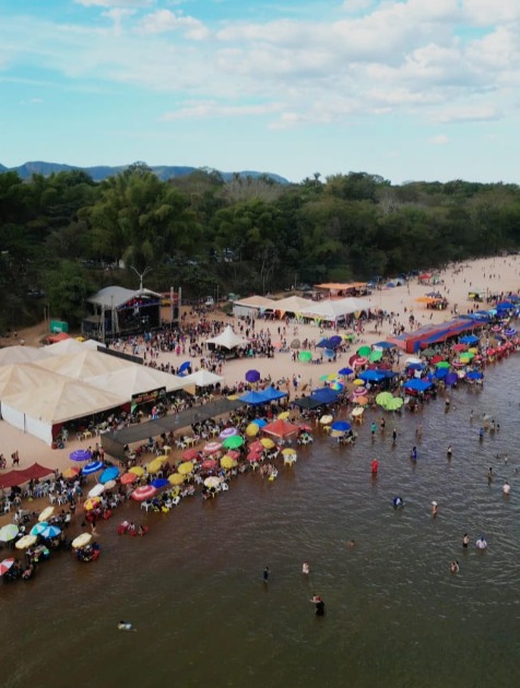 Em 2º ano consecutivo, Praia do Bosque de Barra do Garças atrai milhares de pessoas e vira destaque no estado