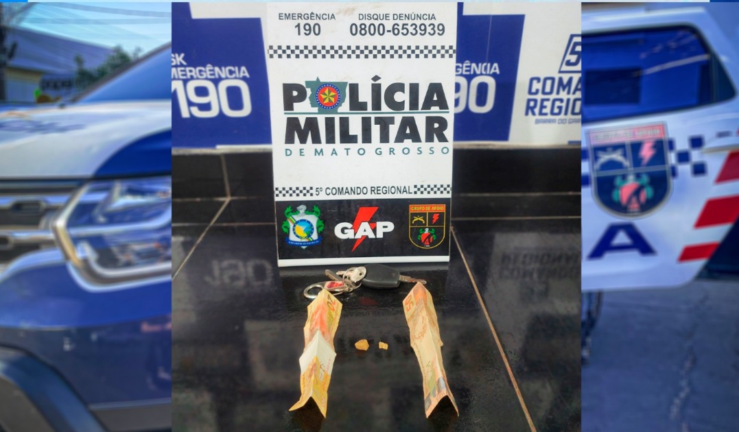 GAP prende suspeito de tráfico em Barra do Garças