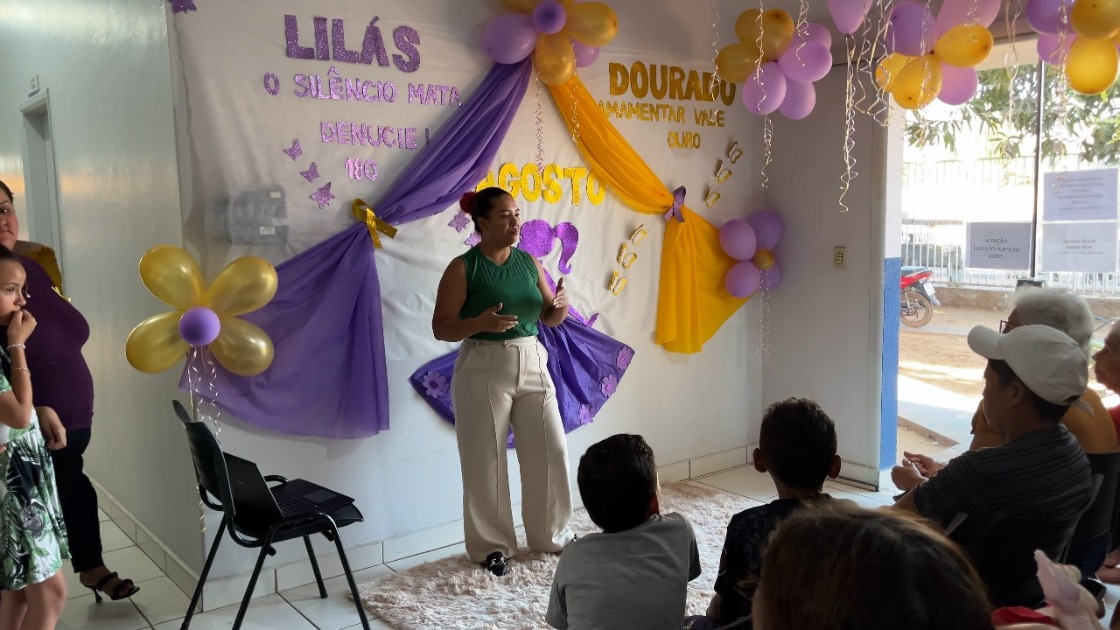 Atenção Básica realiza Agosto Dourado e Lilás simultaneamente em Aragarças