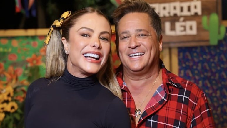 Poliana Rocha critica Leonardo por atitude com o celular: