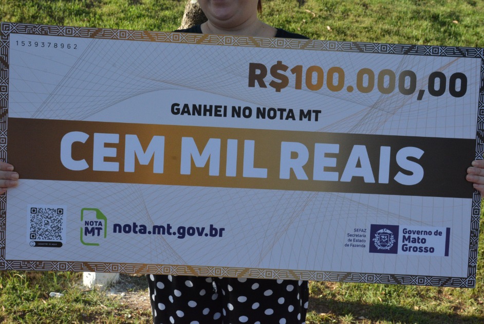 Sefaz realiza sorteio mensal do Nota MT nesta quinta-feira (10)