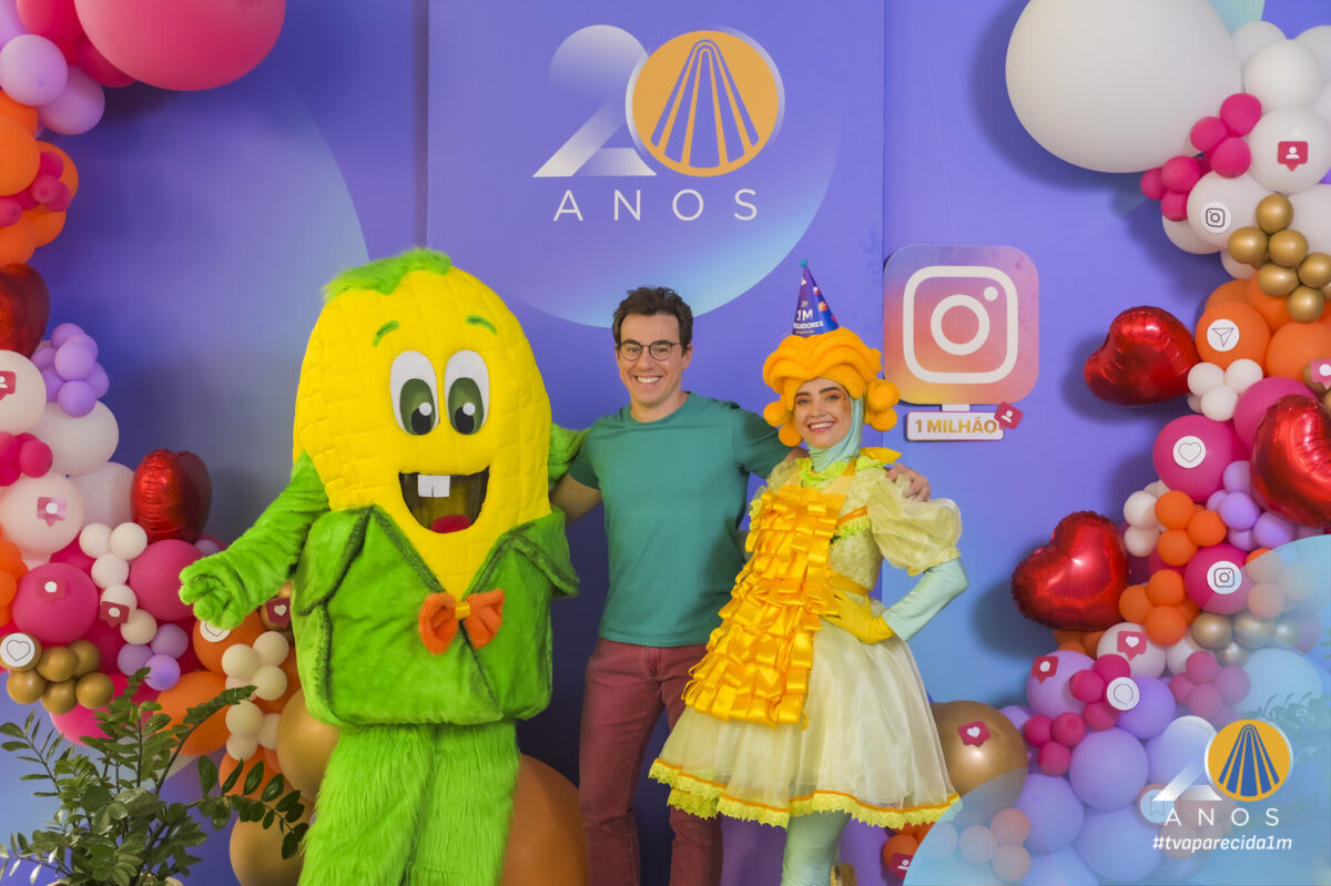 TV Aparecida festeja 1 milhão no Instagram com ações especiais
