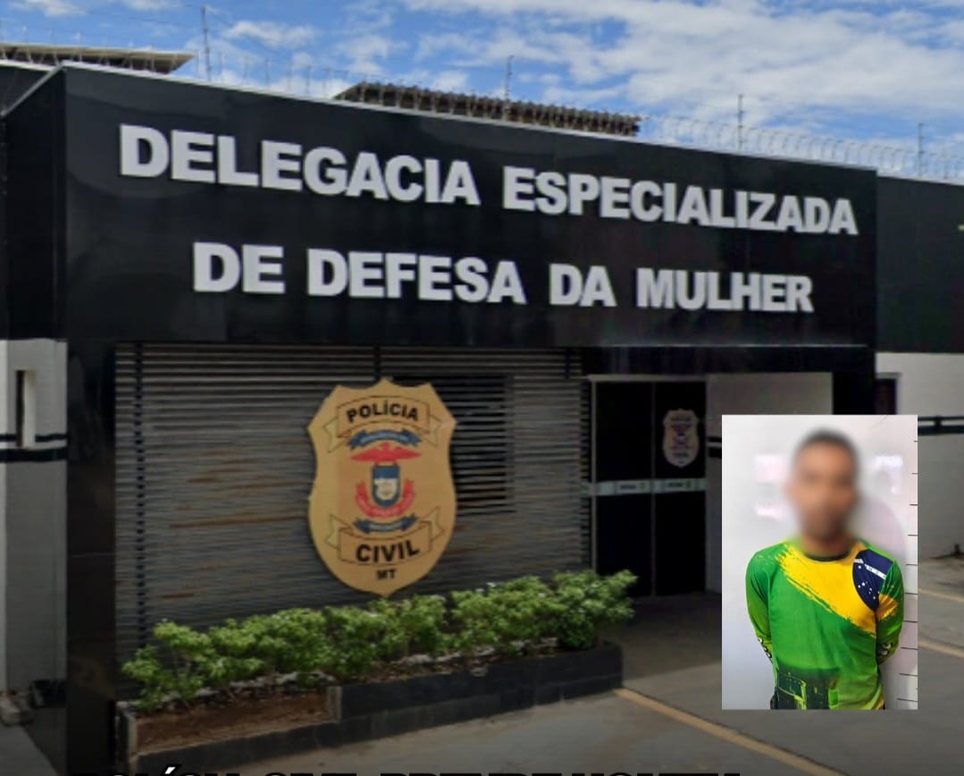 Inconformado com separação, homem é preso suspeito de agredir namorada com tijolo em Barra do Garças