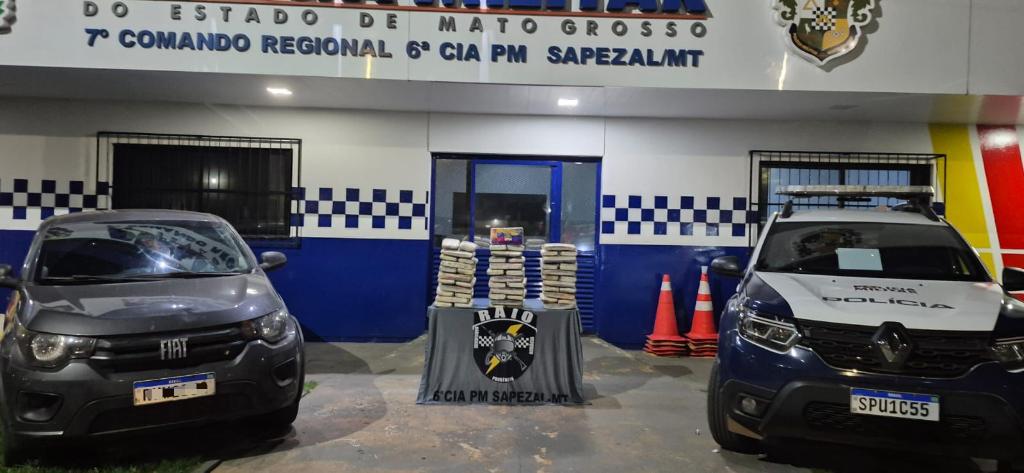 Ação integrada apreende 69 tabletes de supermaconha e causa prejuízo de R$ 700 mil às facções criminosas -