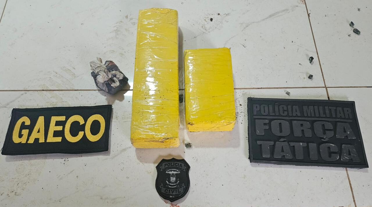 Operação do Gaeco prende casal e apreende droga em Barra do Garças