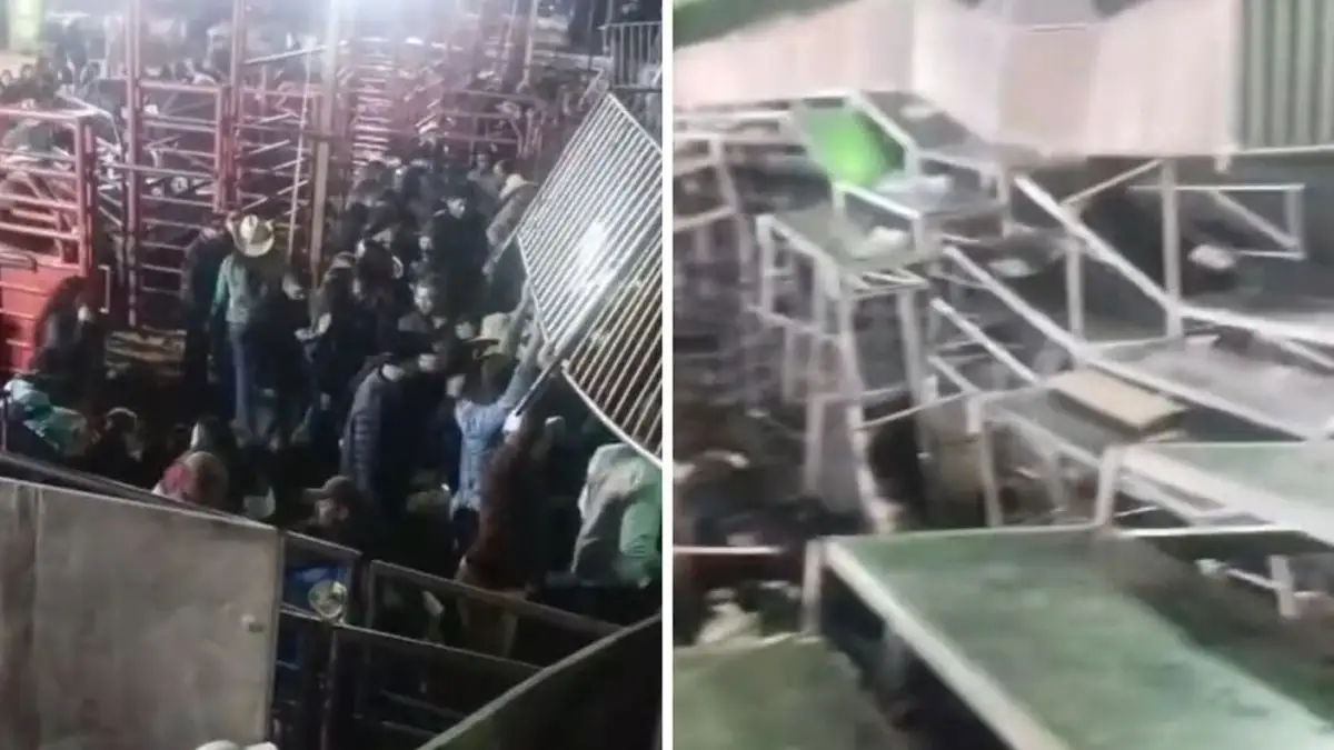 Arquibancada desaba em SP durante rodeio e deixa mais de 60 feridos
