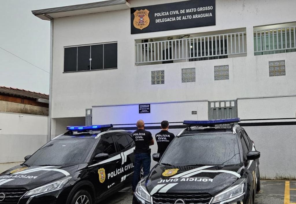 Polícia Civil cumpre mandado contra homem acusado de agredir companheira em Alto Araguaia -