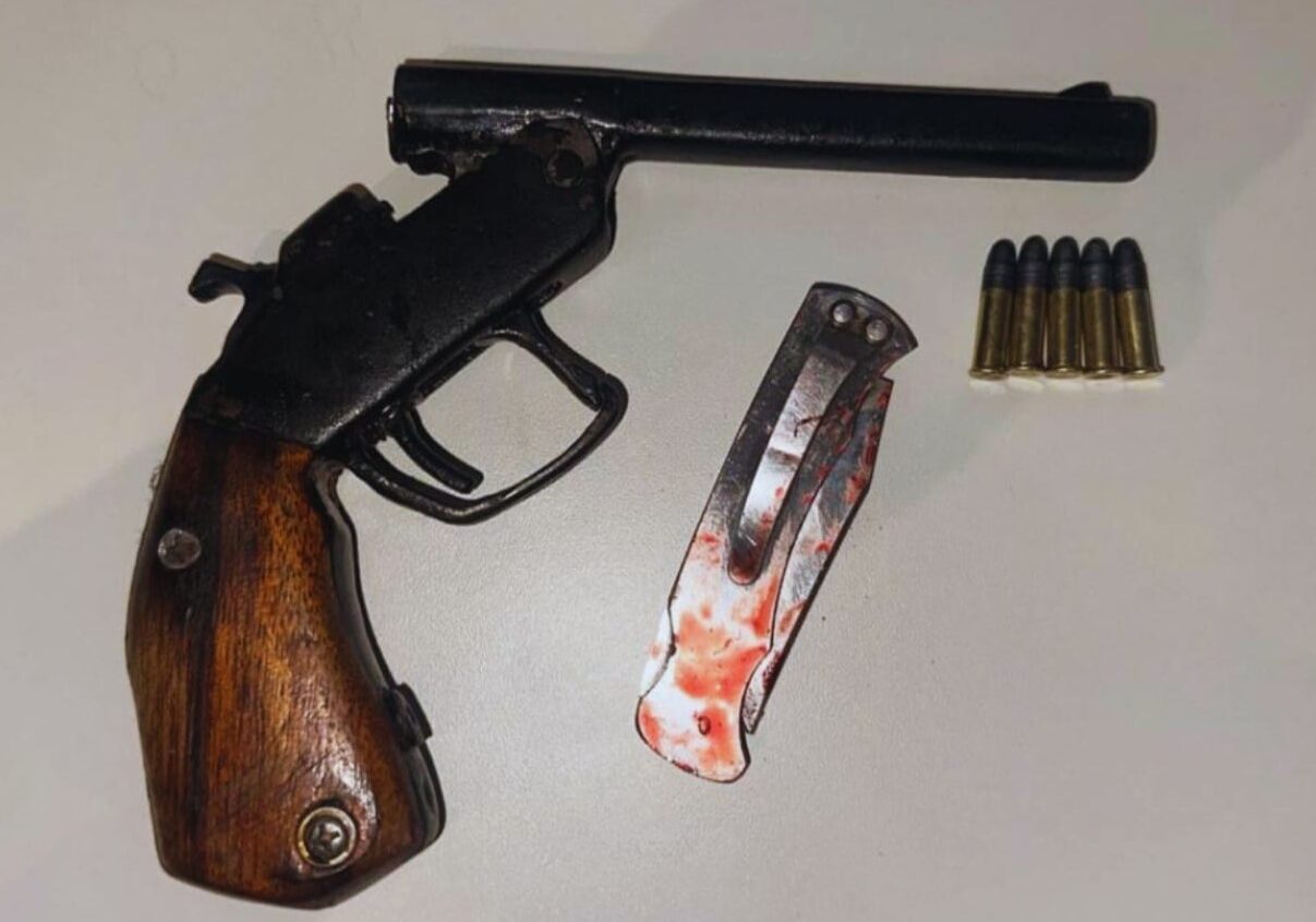 Homem é baleado na perna ao tentar tomar arma de policial durante abordagem na MT-100
