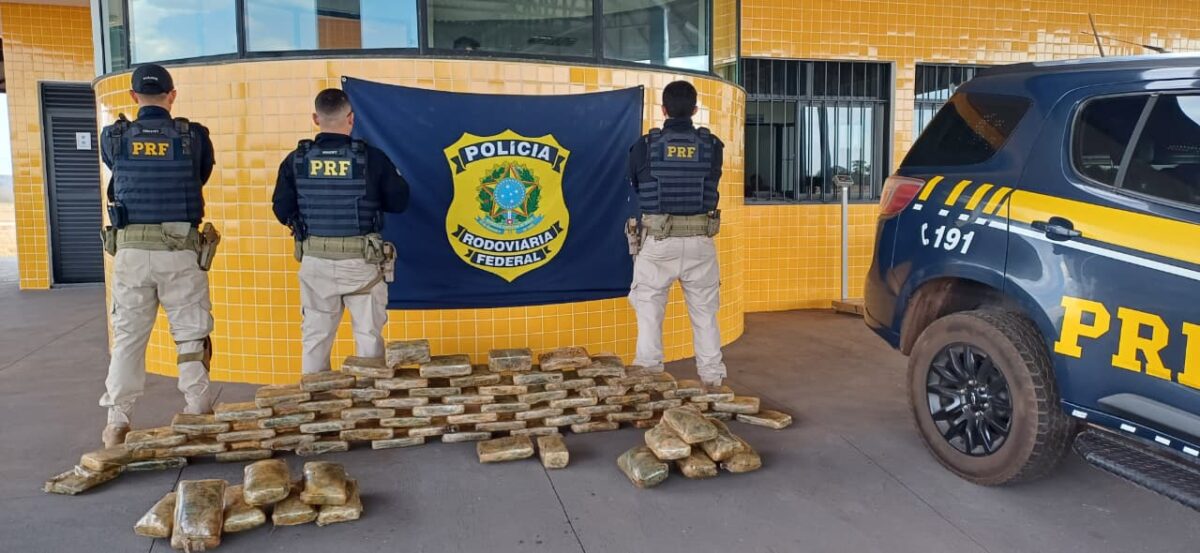 Vídeos – PRF apreende cerca de 80 kg de ‘supermaconha’ dentro de compressor na BR-070, em Barra do Garças