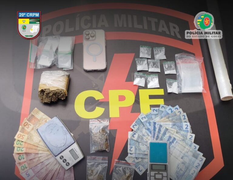 Mulher é presa ao usar sua própria casa para o comércio de drogas em Goiás