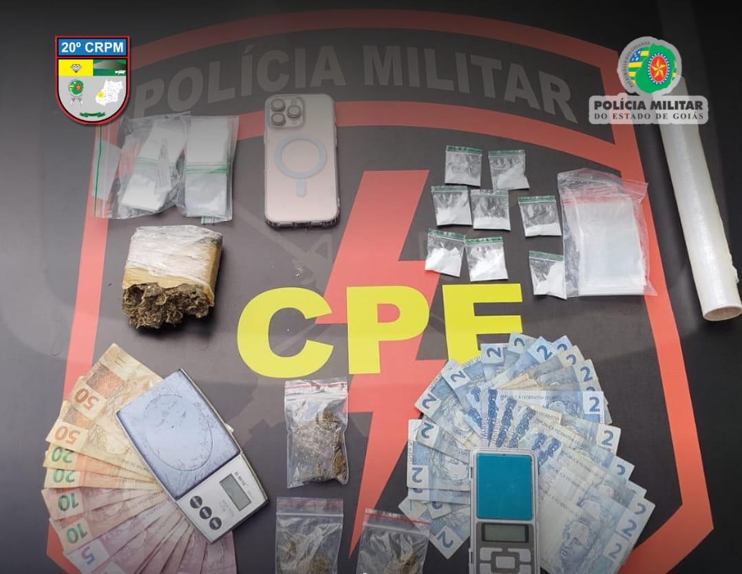 Mulher é presa ao usar sua própria casa para o comércio de drogas em Goiás