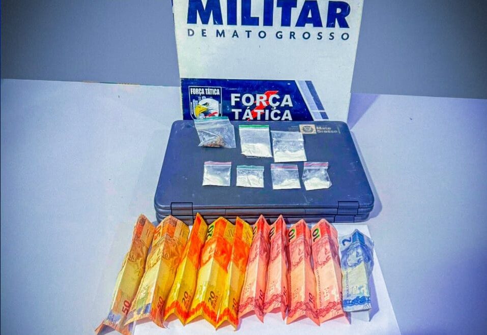 Pontos de vendas de drogas são fechados pela Força Tática em Barra do Garças
