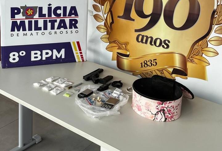 Ação conjunta da PM e Polícia Civil detém três suspeitos por roubo, apreende armas e drogas em Alta Floresta -