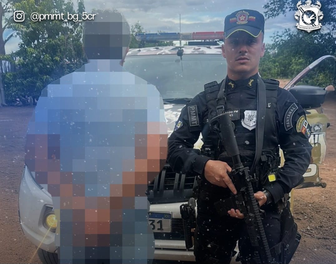 Homem procurado pela Justiça é preso em assentamento na zona rural de Barra do Garças