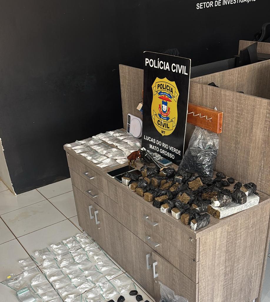 Polícia Civil prende mulher que traficava entorpecentes em Lucas do Rio Verde -