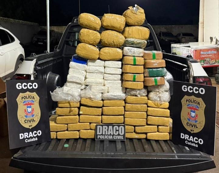 Polícia Civil prende homem e apreende grande carregamento de drogas em Cuiabá -