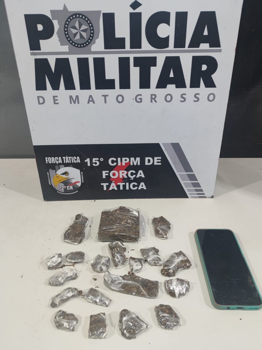 Força Tática apreende adolescente com porções de maconha em Várzea Grande