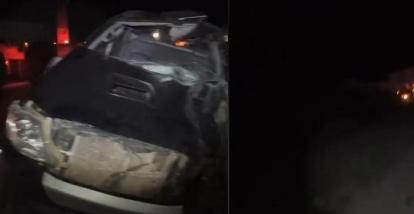 Idoso morre em grave batida entre caminhão e caminhonete em MT