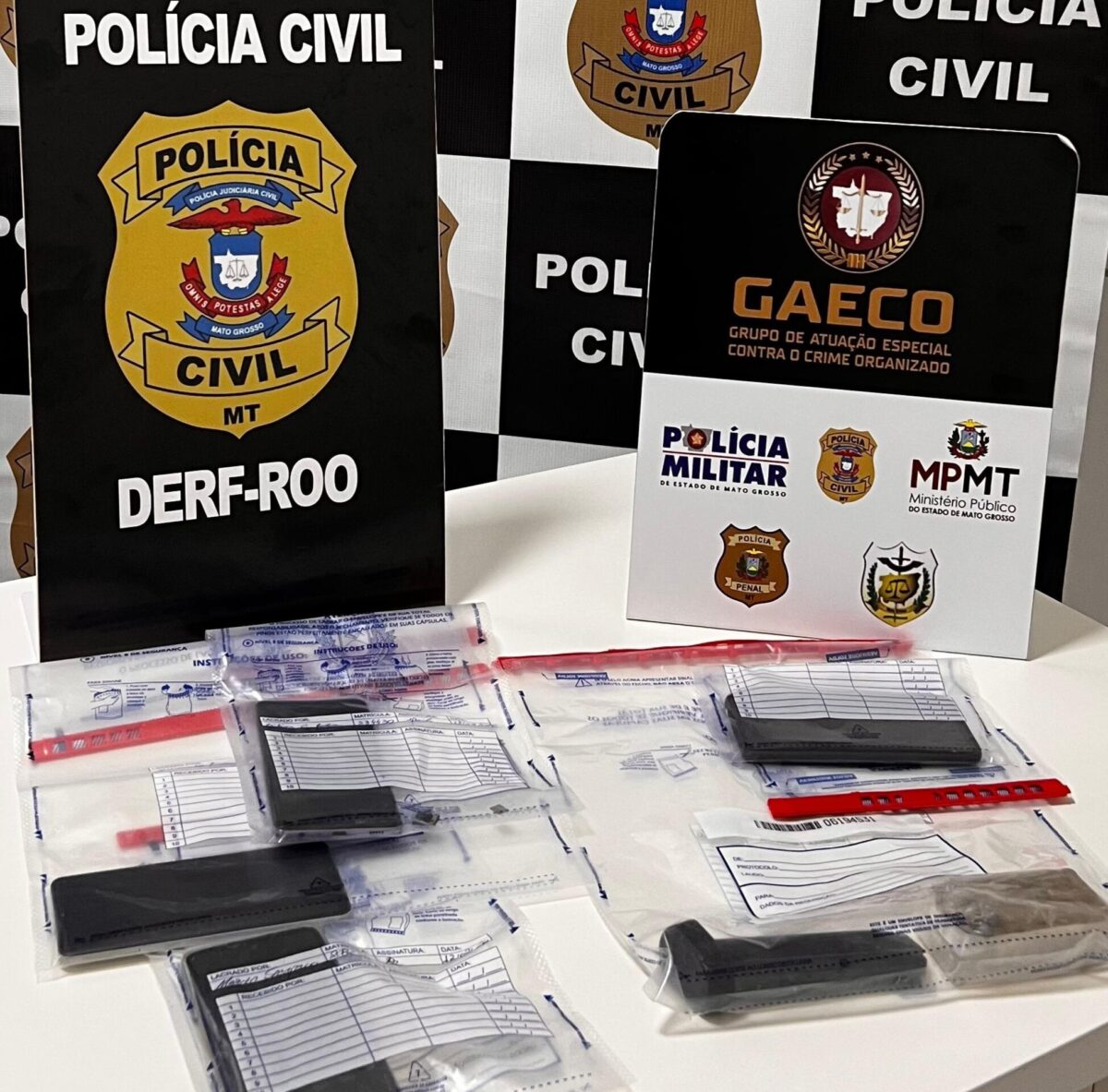 Polícia Civil e Gaeco deflagram operação para apurar entrada de celulares em presídio em Rondonópolis