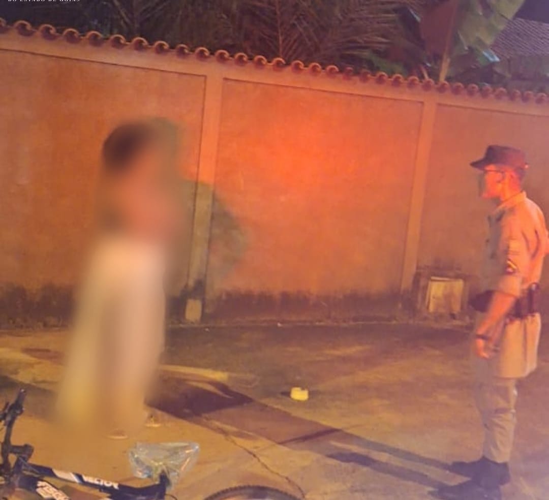 Polícia Militar localiza suspeita de lesão corporal e ameaça em Bom Jardim de Goiás