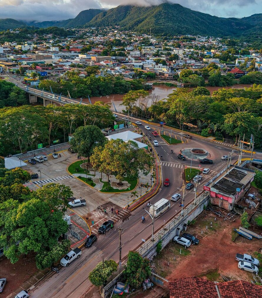 Pontal do Araguaia inaugura praça na divisa de MT e GO nesta sexta-feira (27)