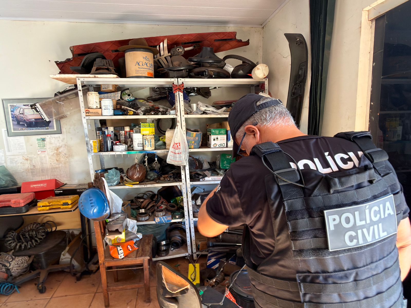 Operação da Polícia Civil mira esquema de adulteração e desmonte de veículos em Rondonópolis