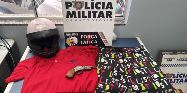 Força Tática prende suspeito em flagrante de matar mulher em Sinop