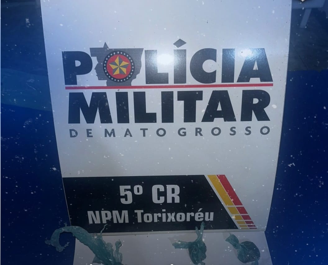 PM desarticula ponto de tráfico e prende dois suspeitos em Torixoréu