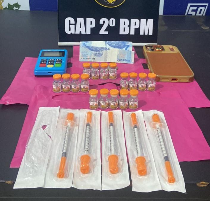 PM prende cinco suspeitos por tráfico, receptação, contrabando e recupera veículo furtado em Barra do Garças