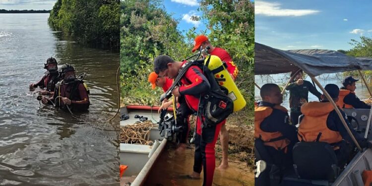 Pai e filho morrem afogados após embarcação tombar no Rio Araguaia