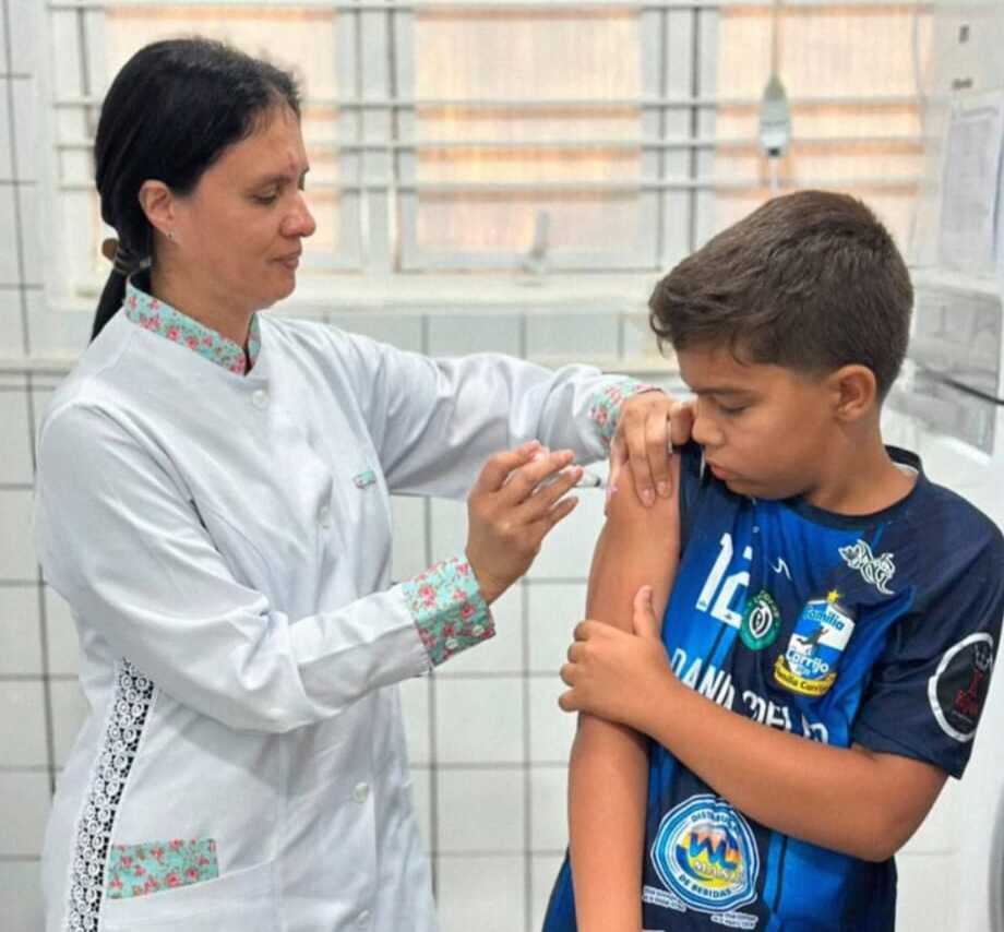 Ribeirãozinho disponibiliza vacina contra a dengue para crianças de 10 a 14 anos