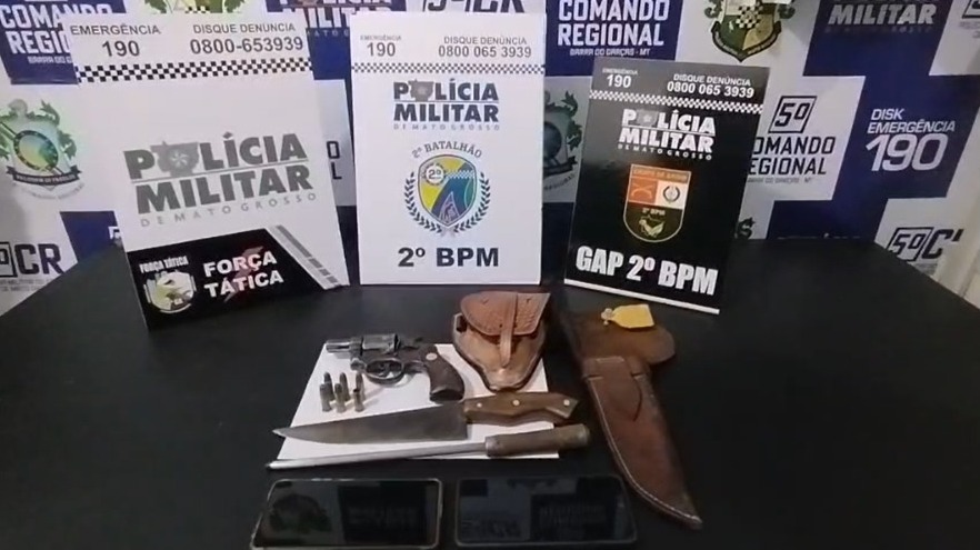 Sequestro planejado por ex-marido termina com três presos entre General Carneiro e Pontal do Araguaia