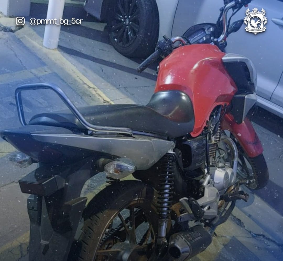 Suspeito foge de abordagem, cai durante perseguição e é preso pela PM em Barra do Garças