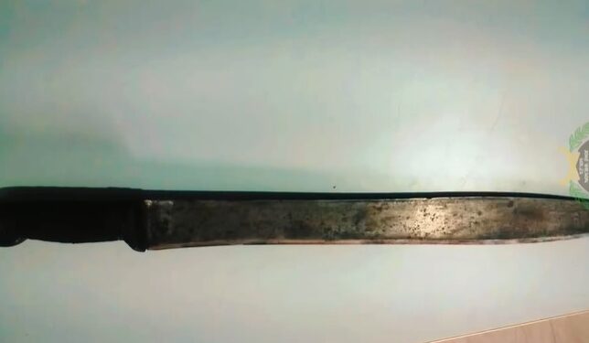 Polícia Militar prende suspeito por tentativa de homicídio utilizando um facão