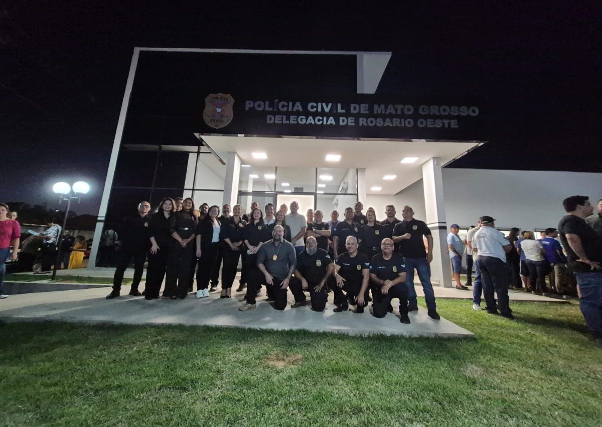 Governo de Mato Grosso entrega nova Delegacia de Polícia de Rosário Oeste